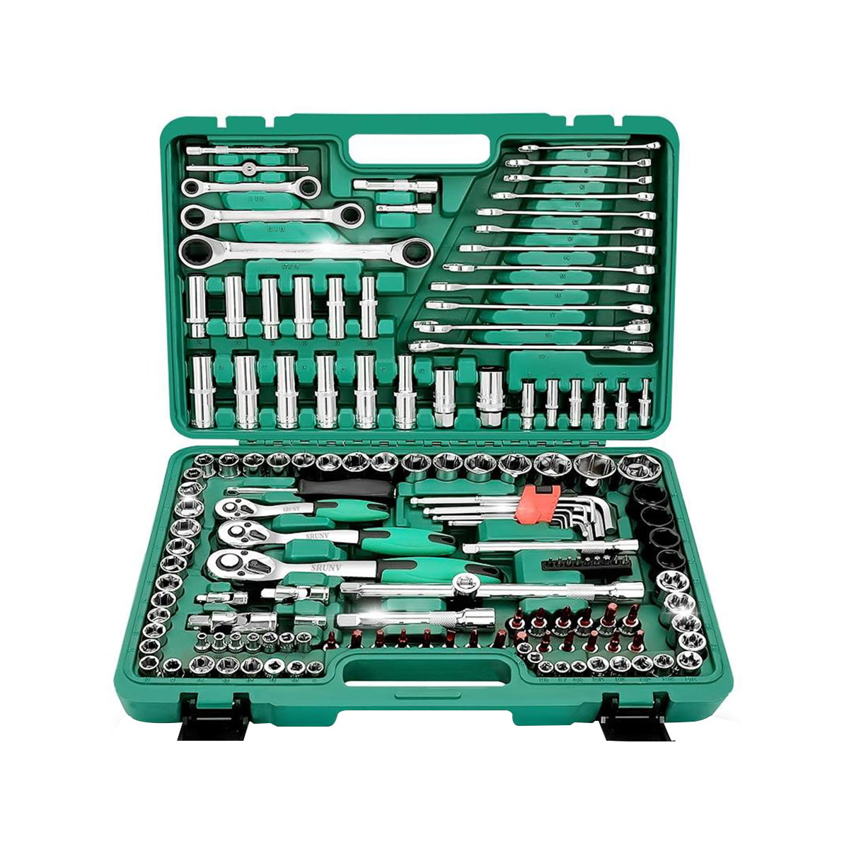 150pcs Car Repair Tool Set Ratchet Wrench Auto Repair Mechanic Toolbox Combination Socket Wrench Kit