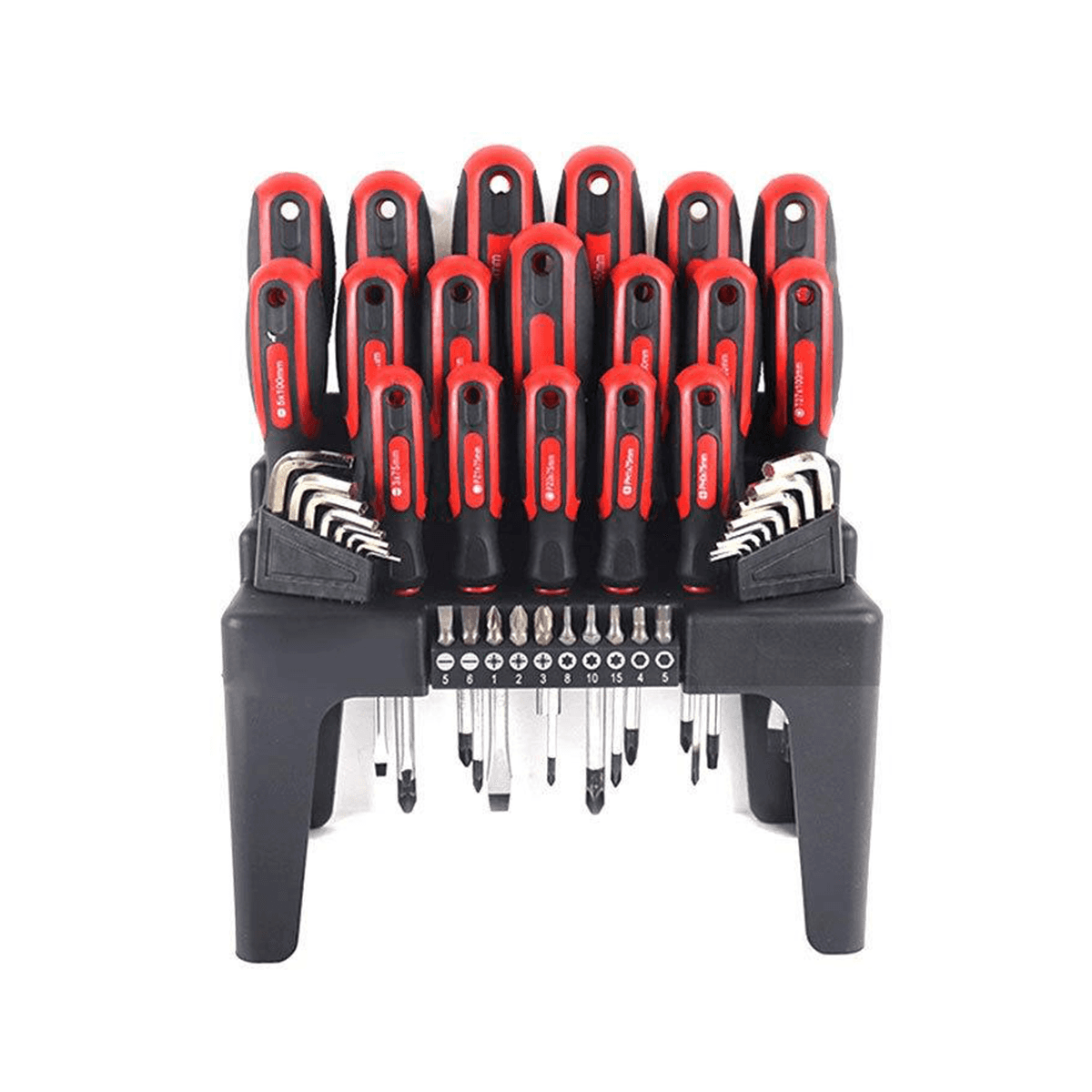 44pcs Cr-v Carbon Steel Profesional Multifunction Magnetic  Screwdriver Set with Hexagon Wrench set and Bits