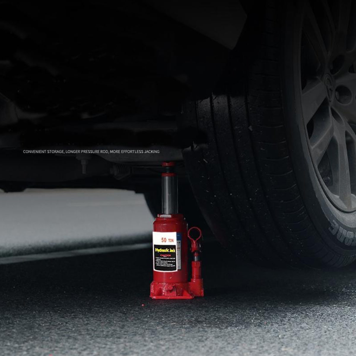 50T Universal Telescoping Mini Heavy Portable Manual Hydraulic Bottle Jack For Car