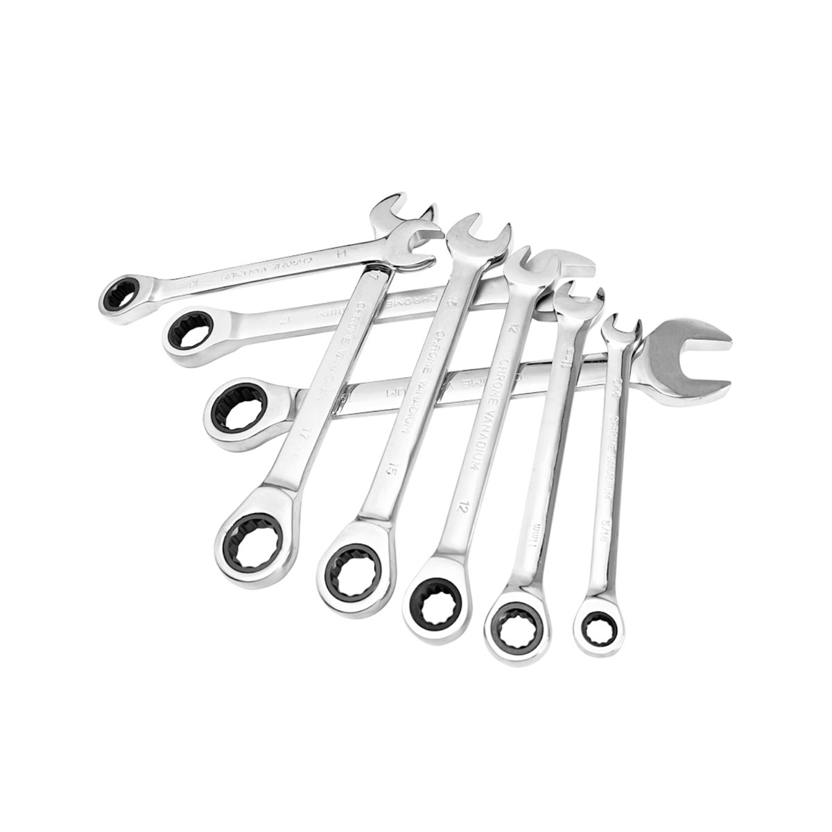 Combination Handle Tools Open End Spanner Bike Ratchet  Spanner Set