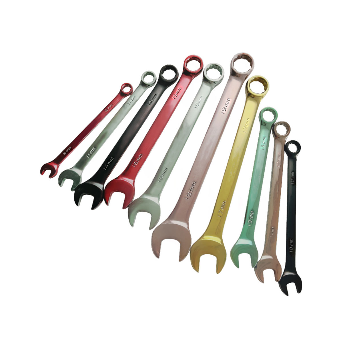 Color Combination Wrench Set Dual-purpose Open End Wrench Movable Wrench Hand Tools